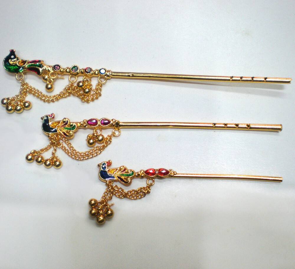 Krishna\'s Flute -- Peacock Design