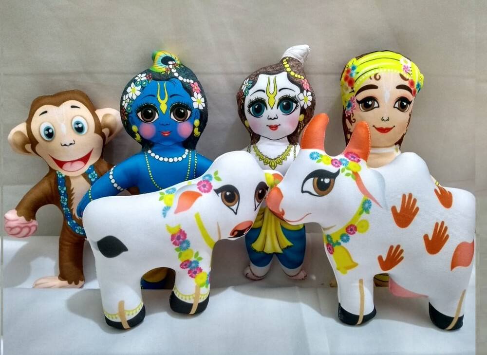 Vraja (Vrindavan) Monkey -- Childrens Stuffed Toy