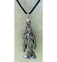 Lord Krishna Playing Flute Pendent -- Set of 2