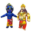 Krishna-Kamsa Dolls -- Childrens Stuffed Toy