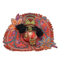 Laddu Gopal Dress Colorful Flowers and Colorful Gems