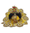 Laddu Gopal Dress Colorful Pearls and Gems