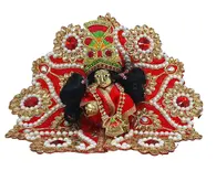 Laddu Gopal Dress Colorful Pearls and Gems