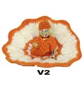 Semi Deluxe Woolen Winter Dresses with Cap for Laddu Gopal