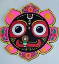 Large Jagannatha with Pink Lotus Magnet