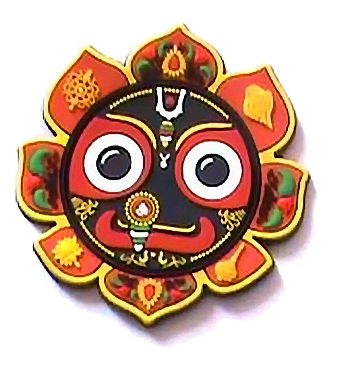 Large Krishna as the Butter Thief Magnet