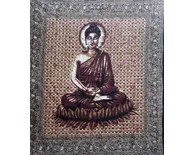 Lord Buddha Backdrop Cotton Print (220x210 cm)