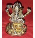 Lord Ganesh Brass Deity (4\" high)