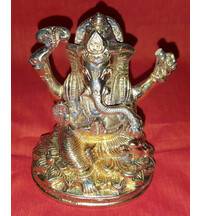 Lord Ganesh Brass Deity (4" high)