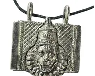 Lord Narsimha Kavacha Rectangle Pendant
