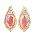 Lotus Hands of Nityananda Japa Bead Bag