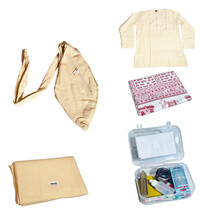 Madhu Mangal Khadi Devotee Cloth Kit -- 5 Piece Set