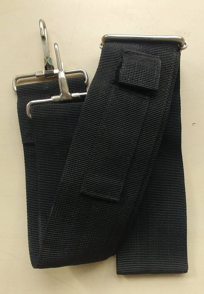 Black Adjustable Strap -- for Fiberglass Mridangas