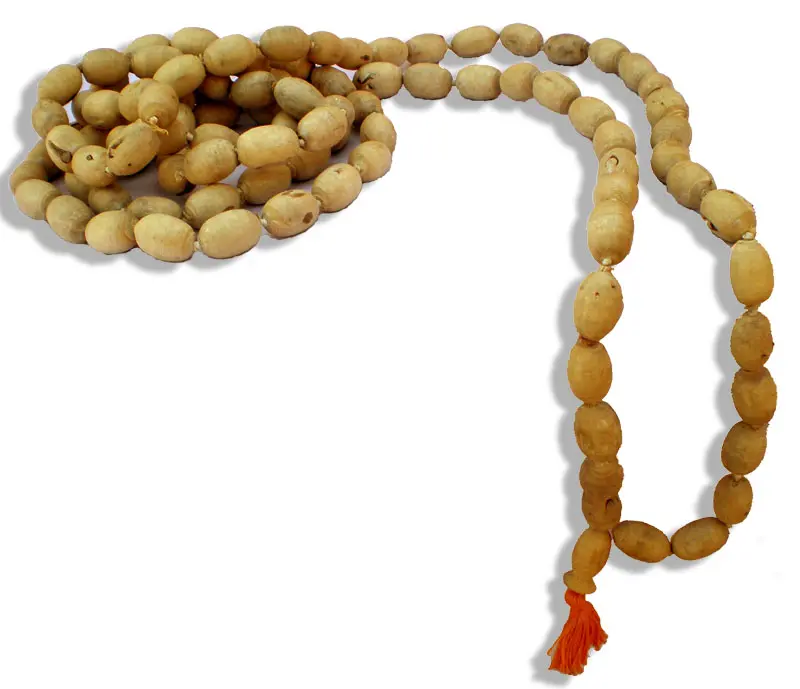 Barrel Shaped Tulsi Japa Beads