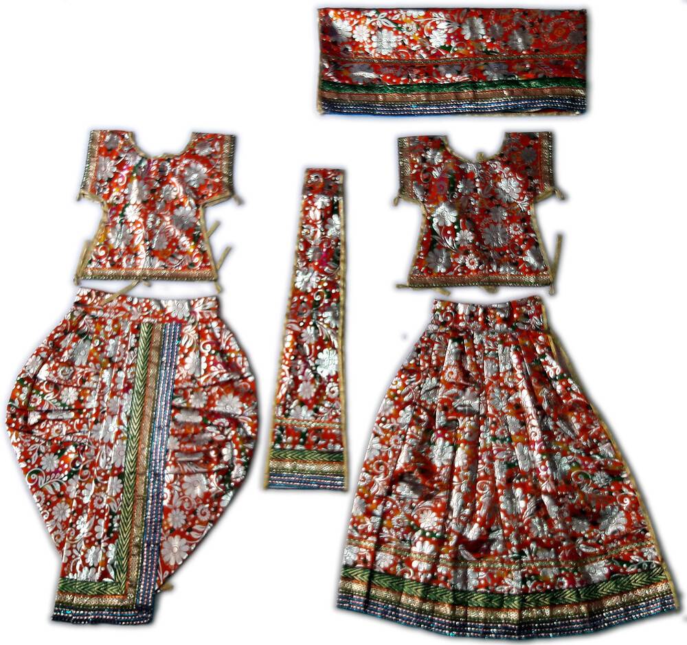 Radha Krishna Dress Multi Printed (R1400)