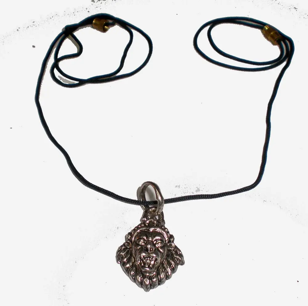 Narsimha Necklace with Black Thread (large size)