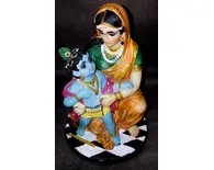 New Damodar Krishna -- Polyresin Deity (8.5" high)