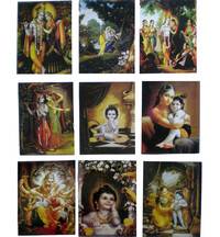 Assorted Krishna Greeting Card (Pack of 10)