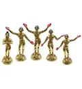 Pancha Tattva Dieties (9\" Solid Brass)