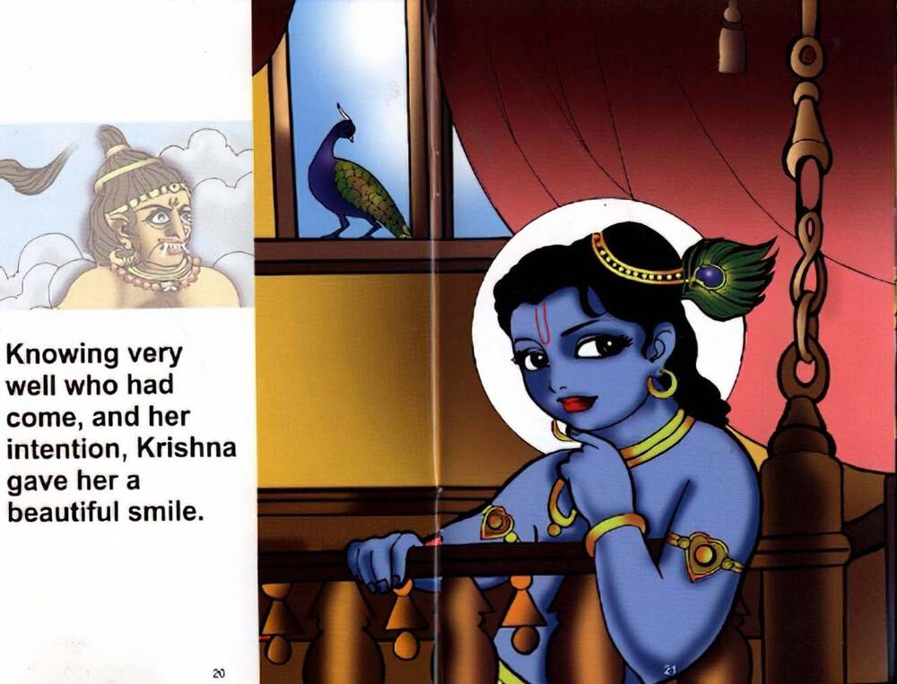 Krishna's Pastimes with Putana (Children's Story Book)