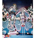 Radha-Krishna Deities in Blue Outfit (Blue)