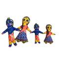 Radha-Krishna Dolls -- Small Size -- Childrens Stuffed Toy