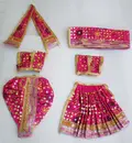 Radha Krishna Dress with Embroidery and Sequins D59