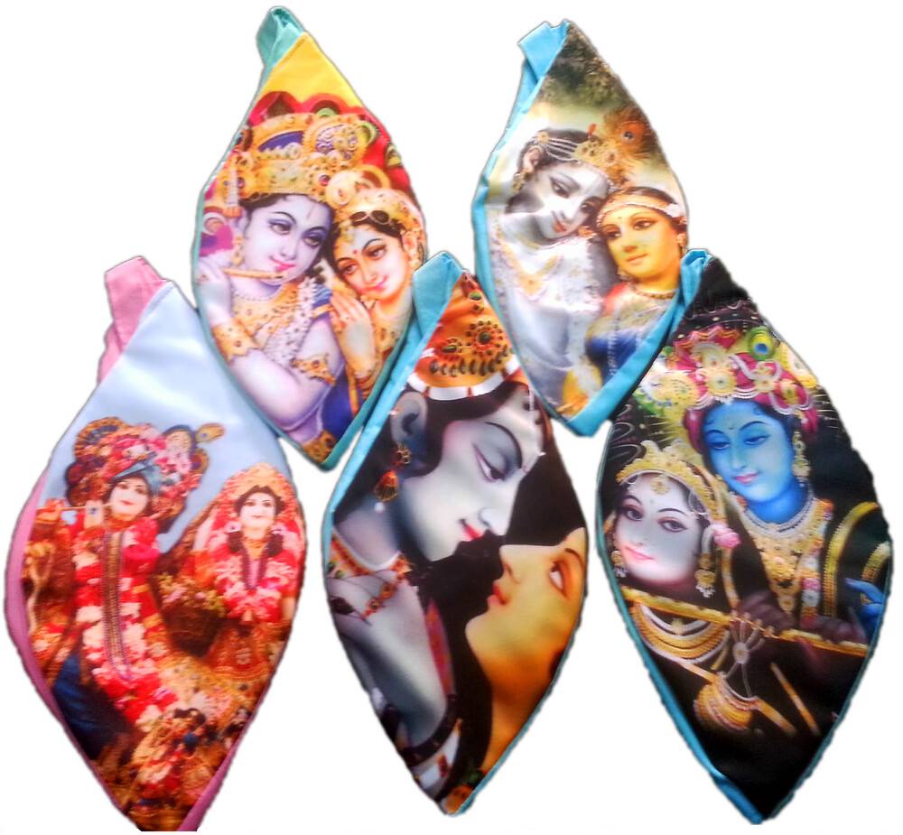 Beadbags Radha-Krishna Digital Print Pack of 5