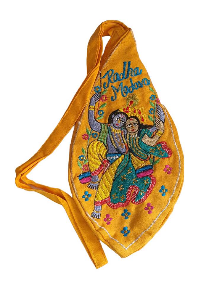 Radha Krishna Digital Printed Clutch Bag