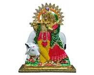 Radha Krishna with Cow Stand