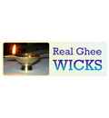 Real Ghee Wicks [Pack of 20] for Deity Worship -- Made in Vrindavan