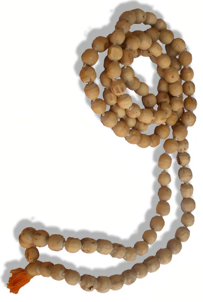 Barrel Shaped Tulsi Japa Beads