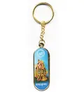 Key Chain Radha Krishna Oval Shaped