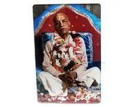 Acrylic Stand -- Srila Prabhupada on Vyasasana  (large size)