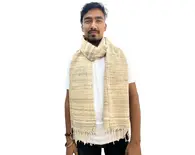 Raw Silk Mufflor / Scarf