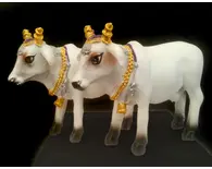 Standing Cows White 3" size (Set of 2)