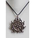 Sudarshan Chakra Necklace with Black Thread