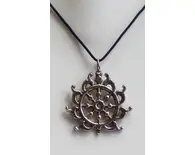 Sudarshan Chakra Necklace with Black Thread