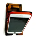 Wooden Mobile Phone Stand With Radhe Radhe Carving