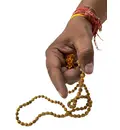 White Sandalwood Japa Mala (108 beads for chanting japa)