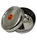 Prasadam Lunchbox Round Stainless Steel Small (1.5\" x 3.5\")