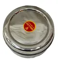 Prasadam Lunchbox Round Stainless Steel Small (1.5\" x 3.5\")