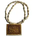 Sri Radha Name Pendant with Tulsi Necklace