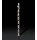 White Metal Decorative Flute, 9\" inch