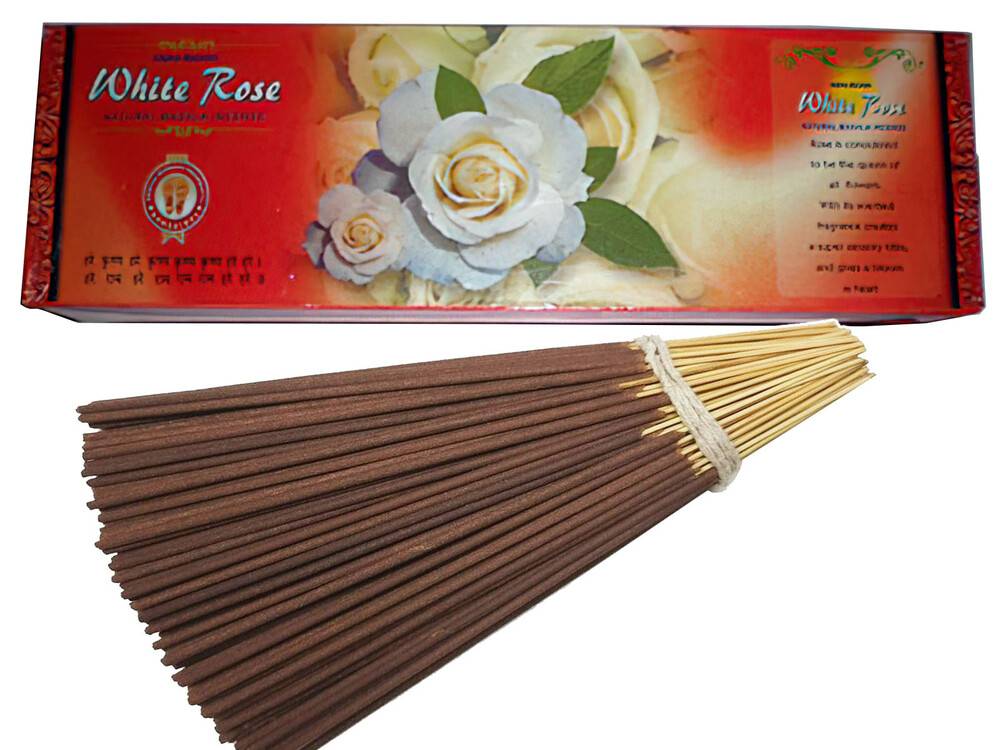 White Rose Incense -- (225 gram pack)
