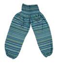Yoga Pants -- Multicolor Stripes, 2-Pocket