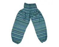 Yoga Pants -- Multicolor Stripes, 2-Pocket