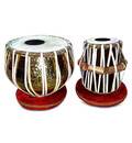 Brass Tabla Set with Stand, Cover, & Hammer
