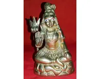 Lord Shiva Brass Deity (4.5" high)