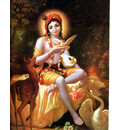 Krishna with Deer Greeting Card Pack of 10